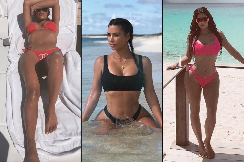 Kim Kardashian’s Bikini style | Celebrity Beach Fashion Style